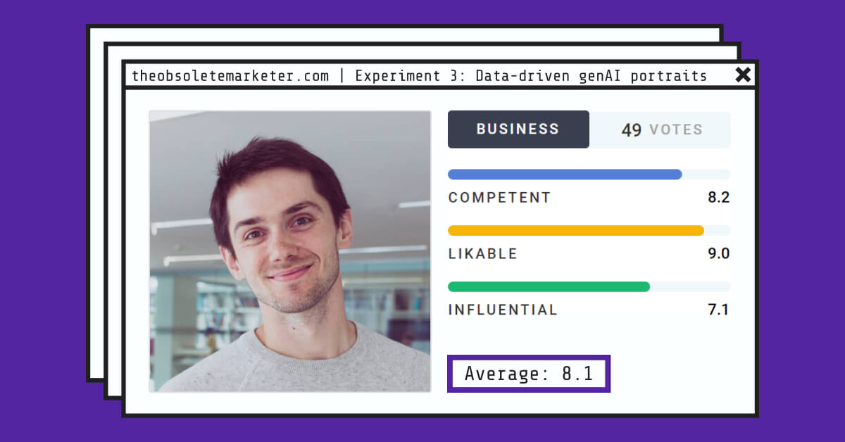 Photofeeler baseline image score